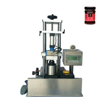 Máquina de bloqueo de frasco de vidrio semi automático/botella Twist Off Vacuum Capper Máquina